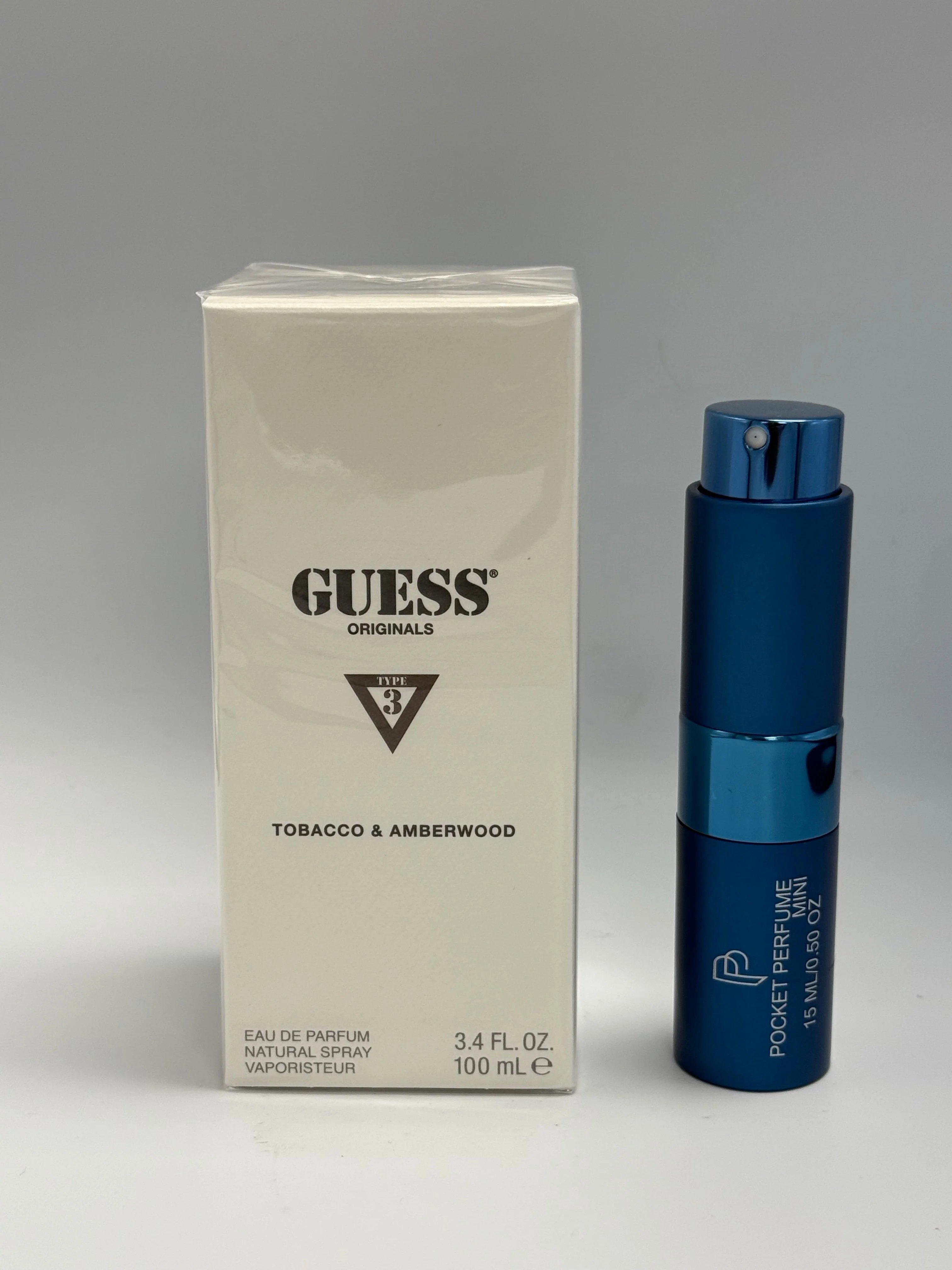 Guess Type 3 Tobacco & Amberwood EDP Spray for Unisex - Image 2