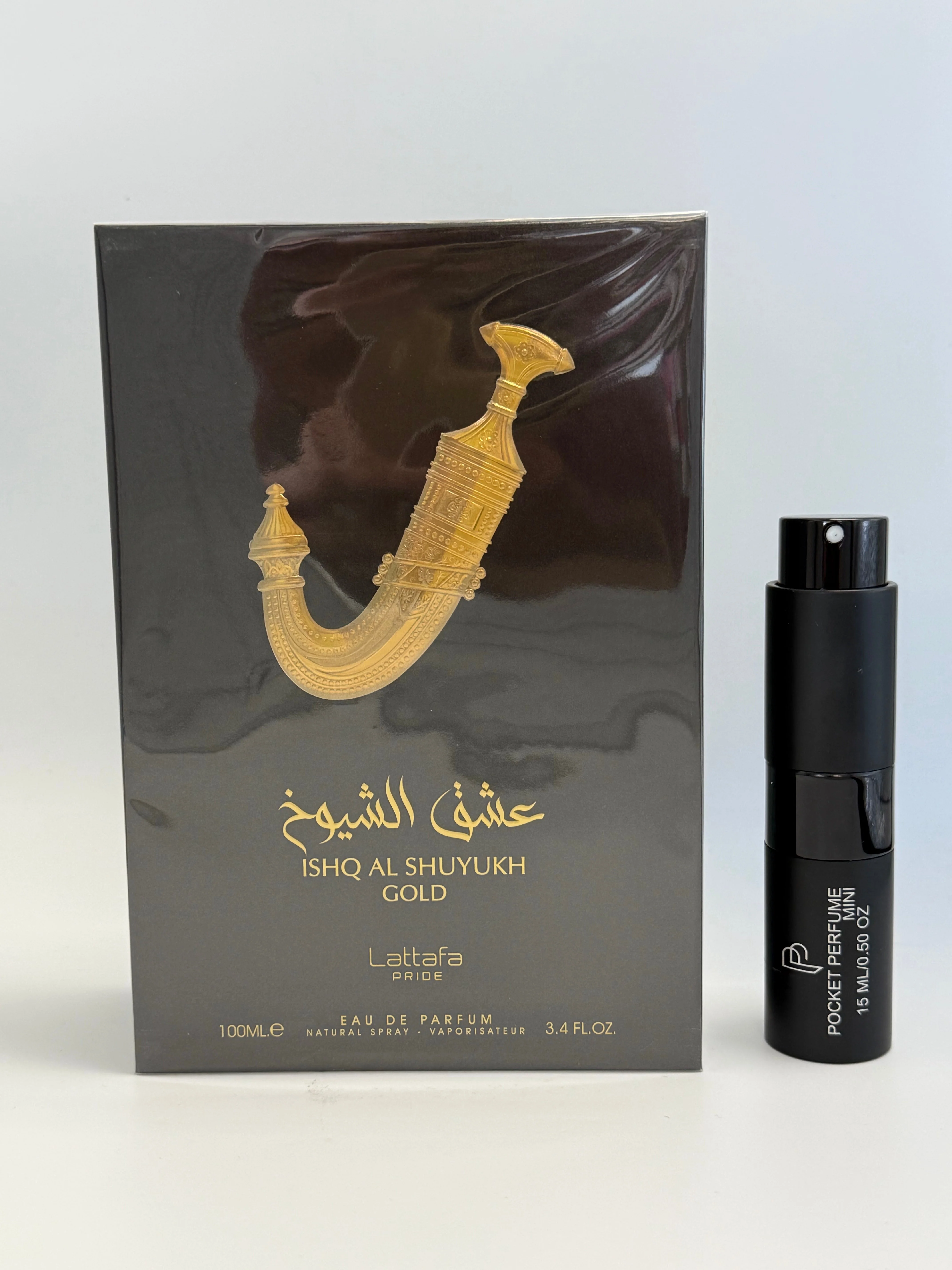 Lattafa Ishq Al shuyukh gold Eau de Parfum Spray for Unisex - Image 2
