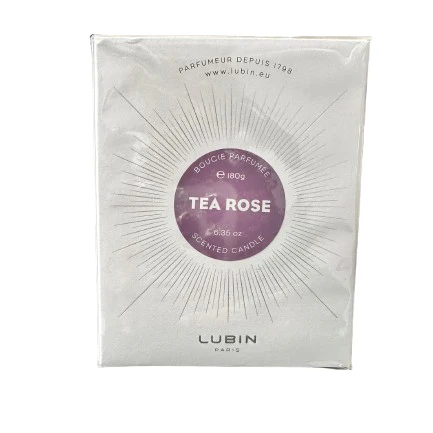 Lubin Tea Rose Scented Candle - Image 2
